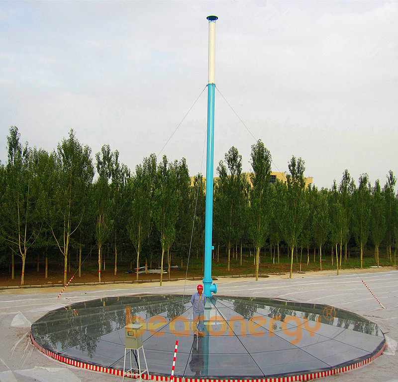青海大学高原热气流发电项目主体竣工